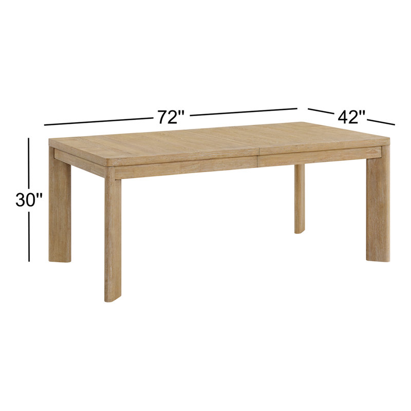 Zipcode Design™ Ashal 72'' Long and 42'' Wide Rectangular Dining